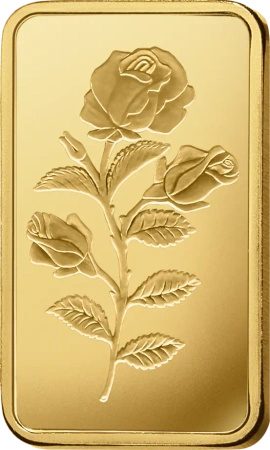 1 Uncja Złota Sztabka | PAMP Rosa