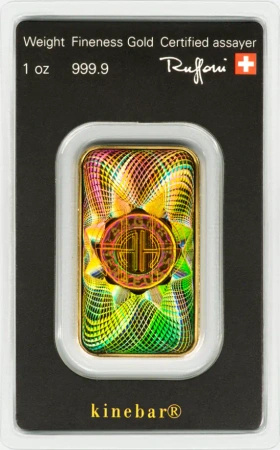 1 Uncja Złota Sztabka | Argor-Heraeus | Kinebar