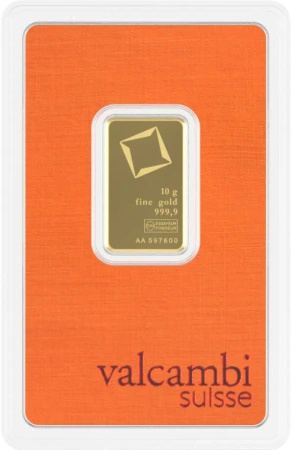 10g Złota Sztabka | Valcambi