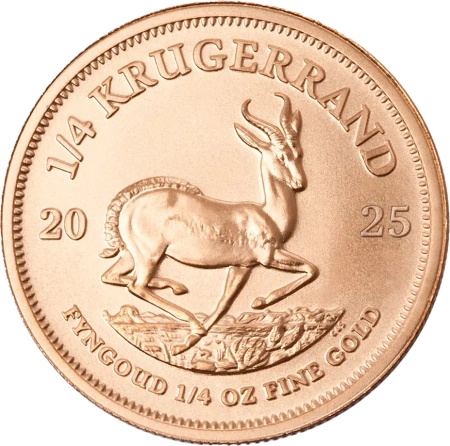 1/4 oz Krugerrand Złota Moneta | 2025