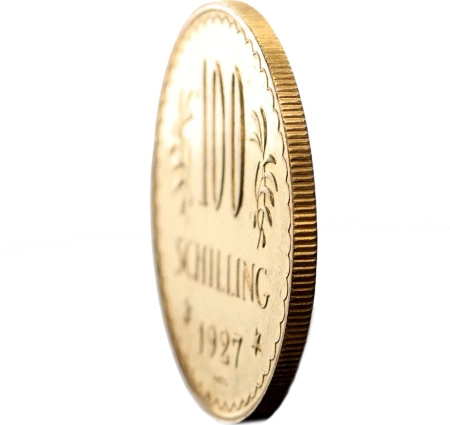 100 Szylingów Austriackich Złota Moneta | 1925 - 1934