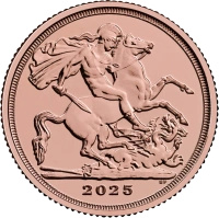 Ćwierć Suwerena Karol III Złota Moneta | 2025