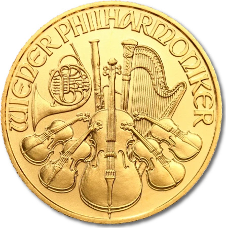 1/4 oz Filharmonicy Wiedeńscy Złota Moneta | Mieszane Roczniki | EUR