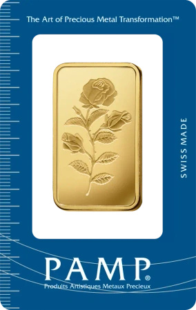 1 Uncja Złota Sztabka | PAMP Rosa