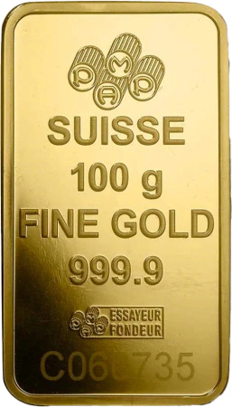 100g Złota Sztabka PAMP Fortuna