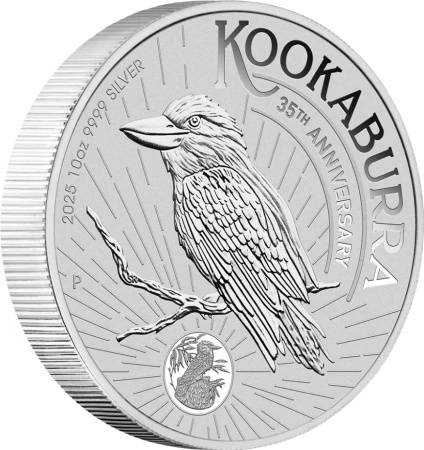 10 oz Kookaburra Srebrna Moneta | 2025