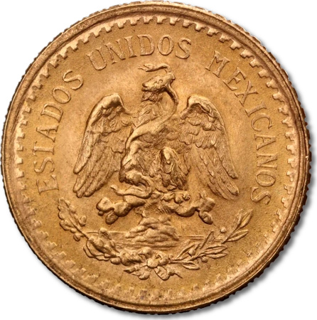 2,5 Peso Meksykańskie Złota Moneta | 1918-1948