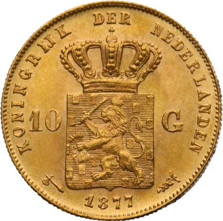 10 Guldenów Holandia Złota Moneta | Mieszane Roczniki