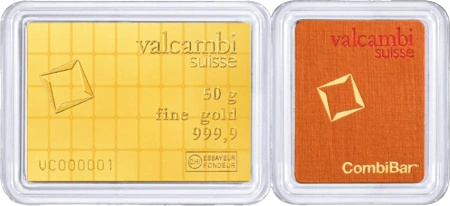 50 x 1 g CombiBar® Złota Sztabka | Valcambi