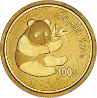 1 Uncja Chińska Panda Złota Moneta | 2000
