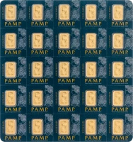 25 x 1g PAMP Multigram Złota Sztabka