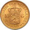 10 Guldenów Holandia Wilhelmina Złota Moneta | 1892 - 1933
