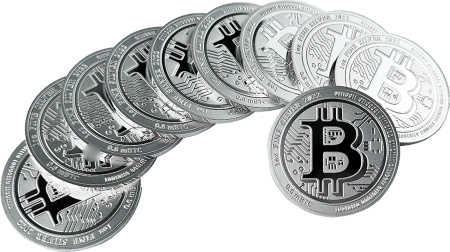 1 oz Srebrny Bitcoin