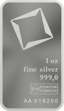 1 kg Srebrna Sztabka | Valcambi | Bita