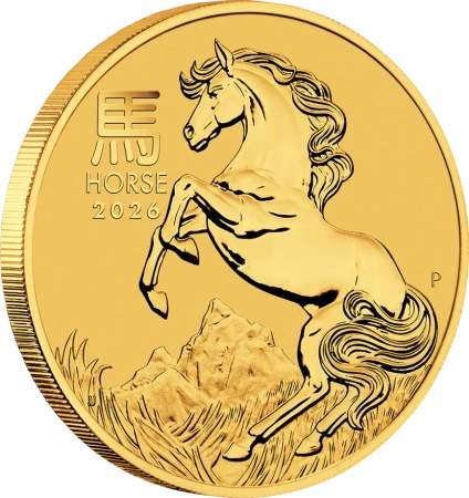 1 oz Lunar III Rok Konia Złota Moneta | 2026