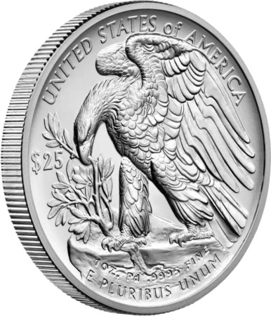 1 Uncja Amerykański Orzeł Palladowa Moneta | Mieszane Roczniki