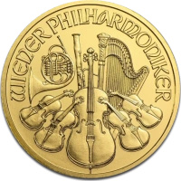 1/2 oz Filharmonicy Wiedeńscy Złota Moneta | Mieszane Roczniki | EUR
