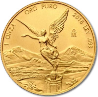 1 Uncja Meksyk Libertad Złota Moneta | Mieszane Roczniki