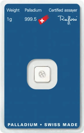 1g Sztabka Palladu | Argor-Heraeus