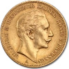 20 Marek Cesarz Niemiecki i Król Prus Wilhelm II Złota Moneta | 1888 - 1913