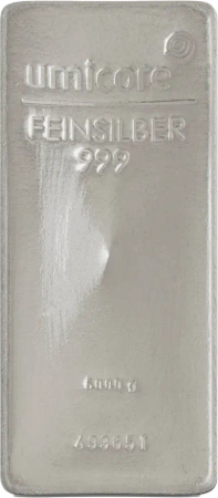 5kg Srebrna Sztabka | Umicore | LBMA