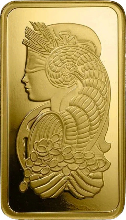 100g Złota Sztabka PAMP Fortuna
