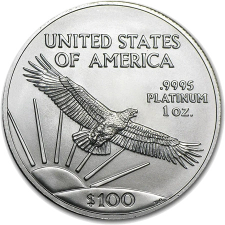 1 Uncja Amerykański Orzeł Platynowa Moneta | Mieszane roczniki