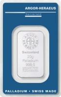 20g Sztabka Palladu | Argor-Heraeus