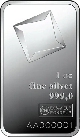 1 Uncja Srebrna Sztabka | Valcambi