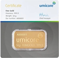 50g Gold Bar | Umicore