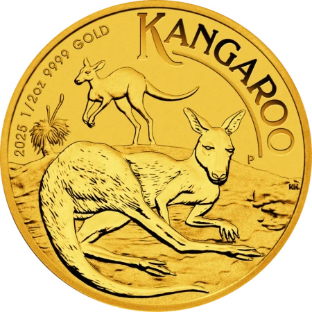 1/2 oz Australijski Kangur Złota Moneta | 2025