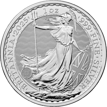 1 oz Britannia Srebrna Moneta | Mieszane Roczniki
