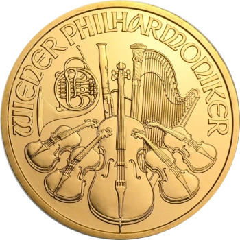 1 Uncja Filharmonicy Wiedeńscy Złota Moneta | Mieszane Roczniki | EUR