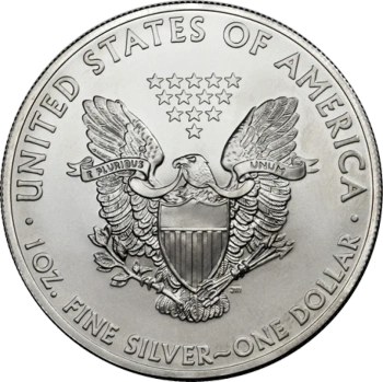 1 Uncja Amerykański Orzeł Srebrna Moneta | Mieszane Roczniki